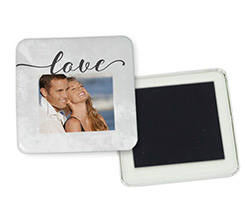 Magnete quadrato frigo Love space