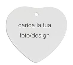 Decorazioni natalizie ceramica cuore