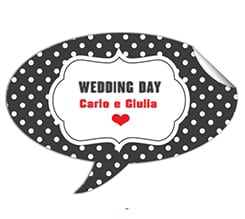 Etichetta adesiva a fumetto Chic