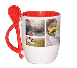 Collage su Tazza con Cucchiaio