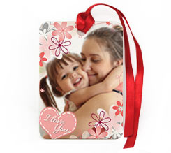 Targhetta Rettangolare in Feltro Mum