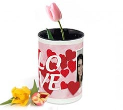 Portafiori in ceramica Storm of hearts