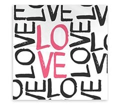 Federa Cuscino Love words