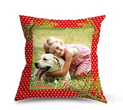 Cuscino in pile Bacche natalizie