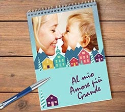 Block Notes A4 Spirale Casette Colorate