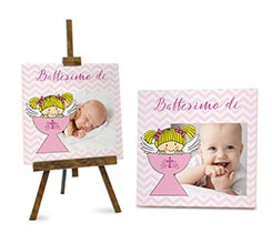 Mattonella Battesimo bimba