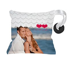 Portachiavi Dreams a Ventosa 10x10 - Cuori Bianchi