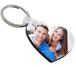 Portachiavi in Legno a Cuore