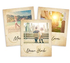 Polaroid Magnetiche Cornice vintage