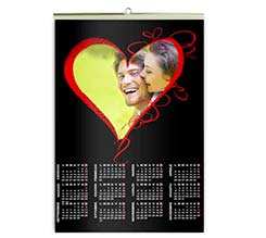 Red Heart su Calendari A3 Pagina Singola