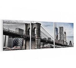 Tela 3 pannelli Quadrati orizzontali