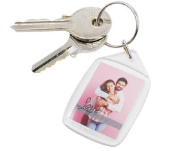 Portachiave Rettangolare in Plastica