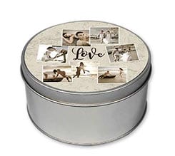 Scatole di Latta Tonda Crazy collage