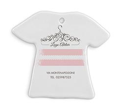 Decorazione Ceramica Magliettina Logo