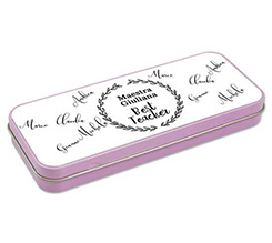 Astuccio Portapenne in Metallo Teacher