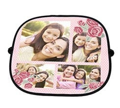 Parasole auto Rose con pois