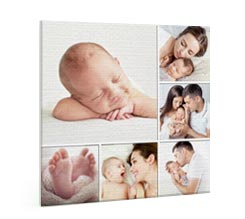 Collage fotografico su tela