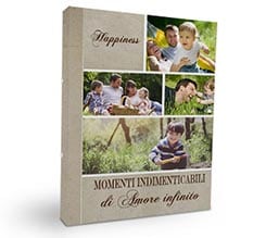 Raccoglitore ad anelli Beige collage