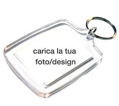 Portachiave Rettangolare in Plastica