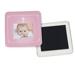 Magnete quadrato frigo Sfondo rosa