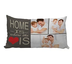 Cuscino carezza con foto Home is here