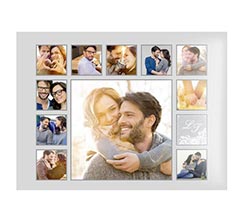 Poster collage Light grey