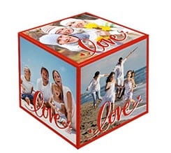 Foto Cubo Immagini Red Love