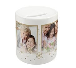 Salvadanaio White Christmas