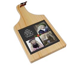 Tagliere in legno Merry Christmas