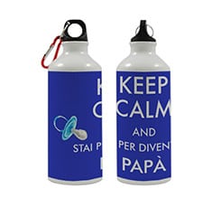 Borraccia in acciaio Keep calm dad