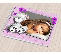 Block notes A4 spirale Orsetto rosa