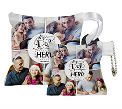 Portachiavi ventosa Dad is my hero