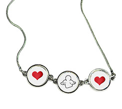 Collana Ciondolo Tre Cerchi Angel
