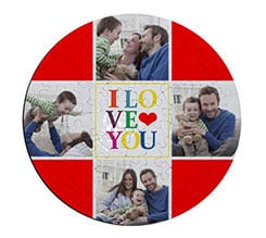 Puzzle rotondo Four love