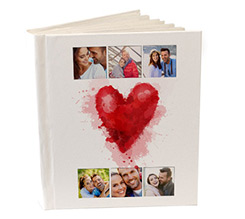 Album 26x30 con tasche White love