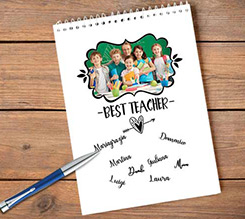 Block Notes A4 Spirale Best teacher