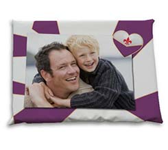 Cuscino da stadio Cuore viola