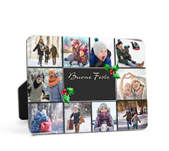 Cornice natalizia 13x18 Pungitopo