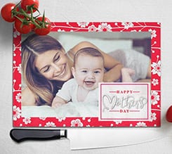 Tagliere in vetro Mother's day