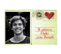 Coperta 150x100 Cartolina con Cuore