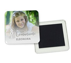 Magnete quadrato frigo Grey communion