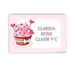 Adesivo rettangolare Dolcetto