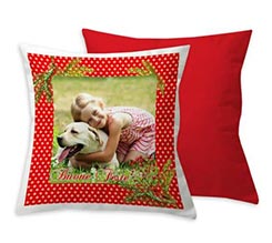 Cuscino in Poliestere Bacche natalizie