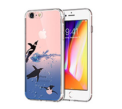 Cover Trasparente iPhone 8 Pinguini