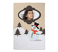 Coperta 100x150 Pupazzo di neve