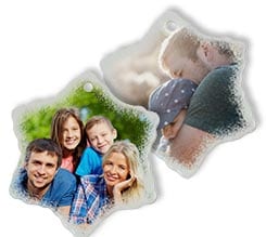 Decorazione natalizia in ceramica Fiocco di neve