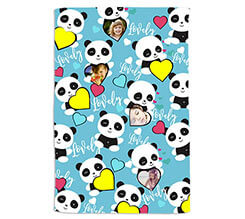 Coperta 100x150 Lovely panda