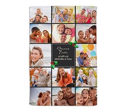 Coperta 100x150 Christmas collage