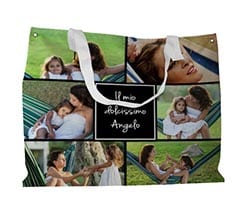 Borsa mare Black collage