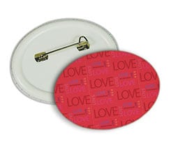 Spille Ovali Text Love